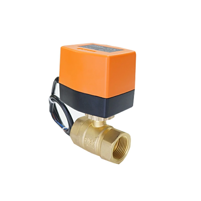 Winvall 2-way/3-way Electric Actuated DC24v/12v/3v Brass/stainless Steel/PVC Ball Valve