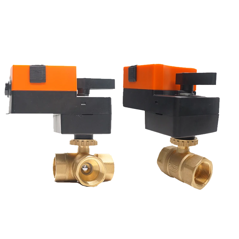 Winvall Motorized Actuator Ball Valve with Manual Handle